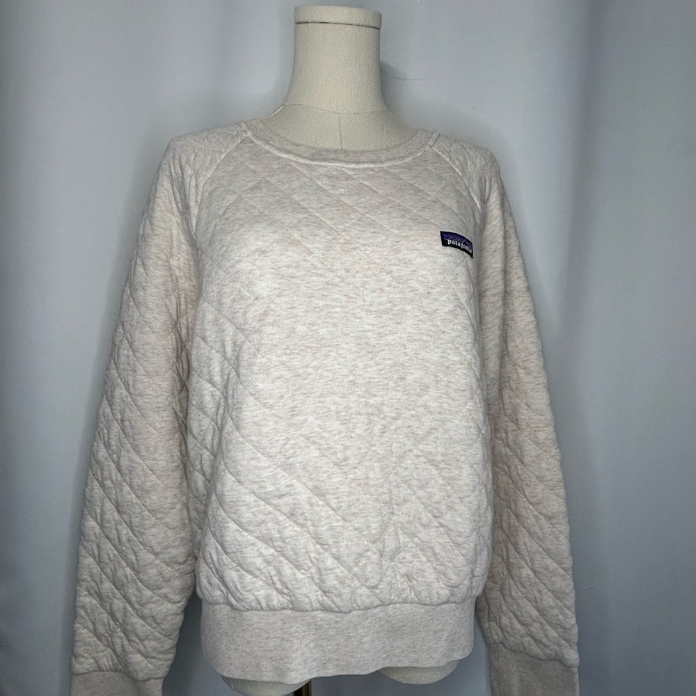 Patagonia Off-White Quilted Pullover
